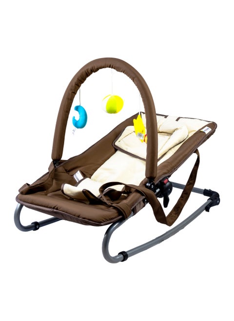 Adjustable Portable Baby Bouncing Cradle – Foldable Non-Slip Infant Bouncer for Safe and Comfortable Relaxing (0-6 Months), Ideal for Home and Travel