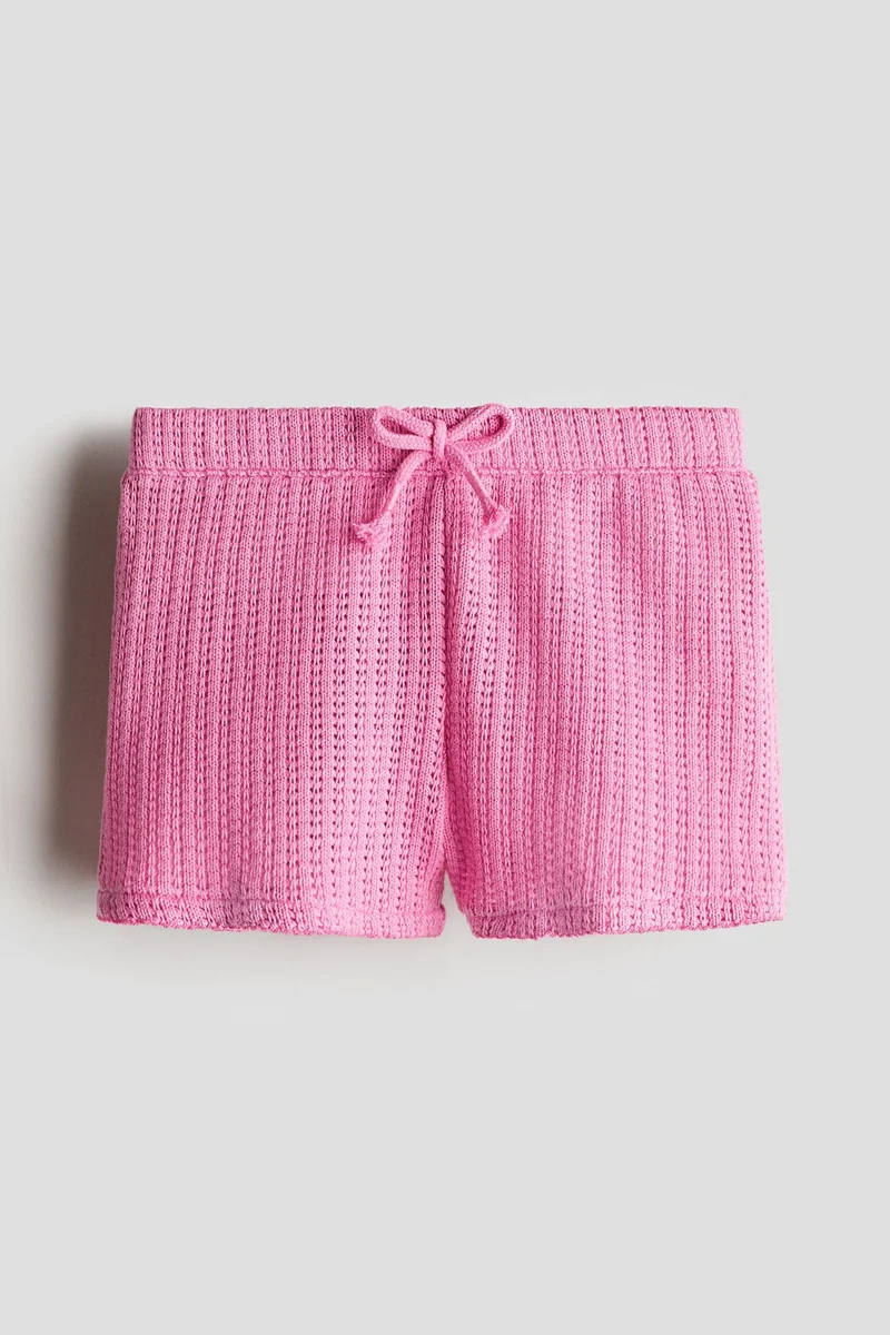 اتش اند ام Textured-knit shorts