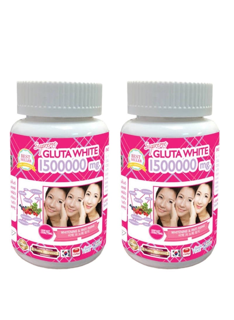 Korean whitening pills Gluta White (pack of 2)