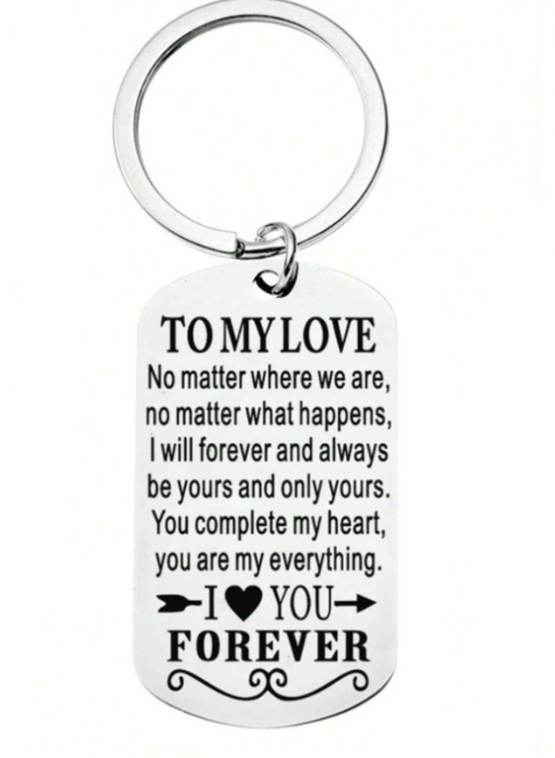 SOLDOUT To My Love Letters Keychain Pendant Gift Couples Boyfriend Girlfriend Husband Wife Jewelry Keychain - Image 1