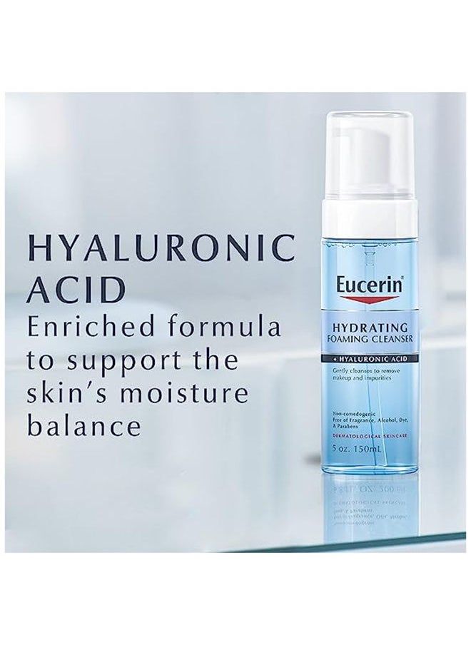 Eucerin - Eucerin Hydrating Foaming Cleanser + Hyaluronic Acid 5 oz 150 ml - Image 1