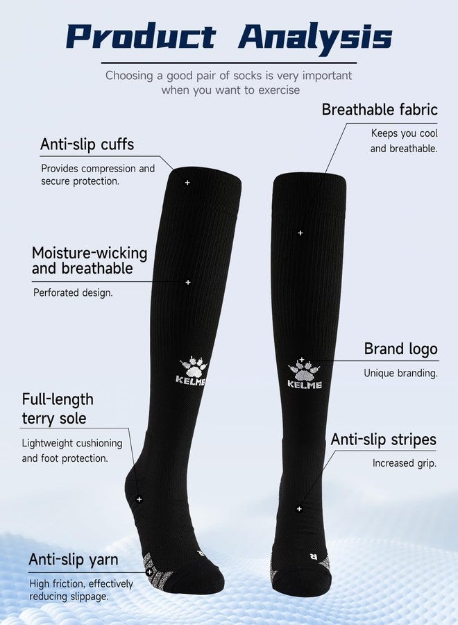 KELME Grip Socks Soccer (1/3 pairs) Sport Knee High Socks for Adult Youth Kids - Image 2