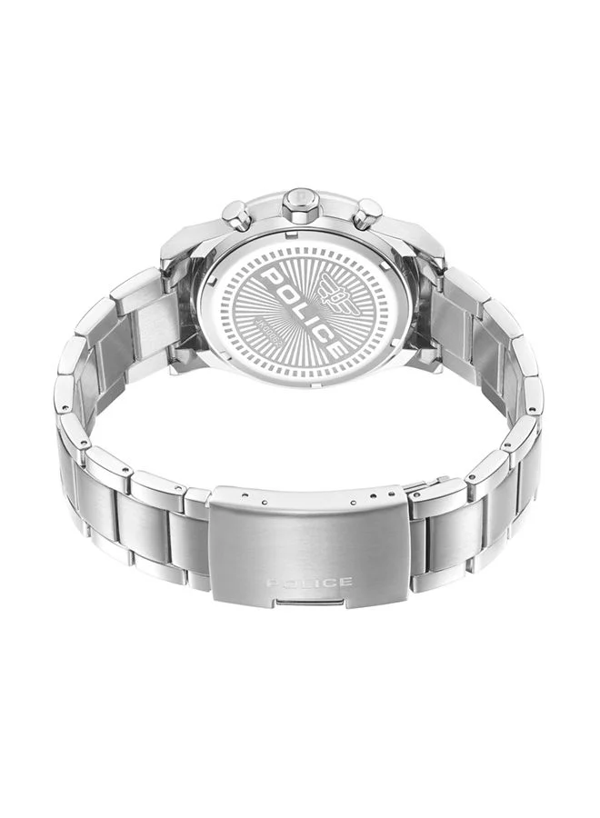 POLICE POLICE - Polysh Watch For Men Blue Dial With Silver Bracelet
