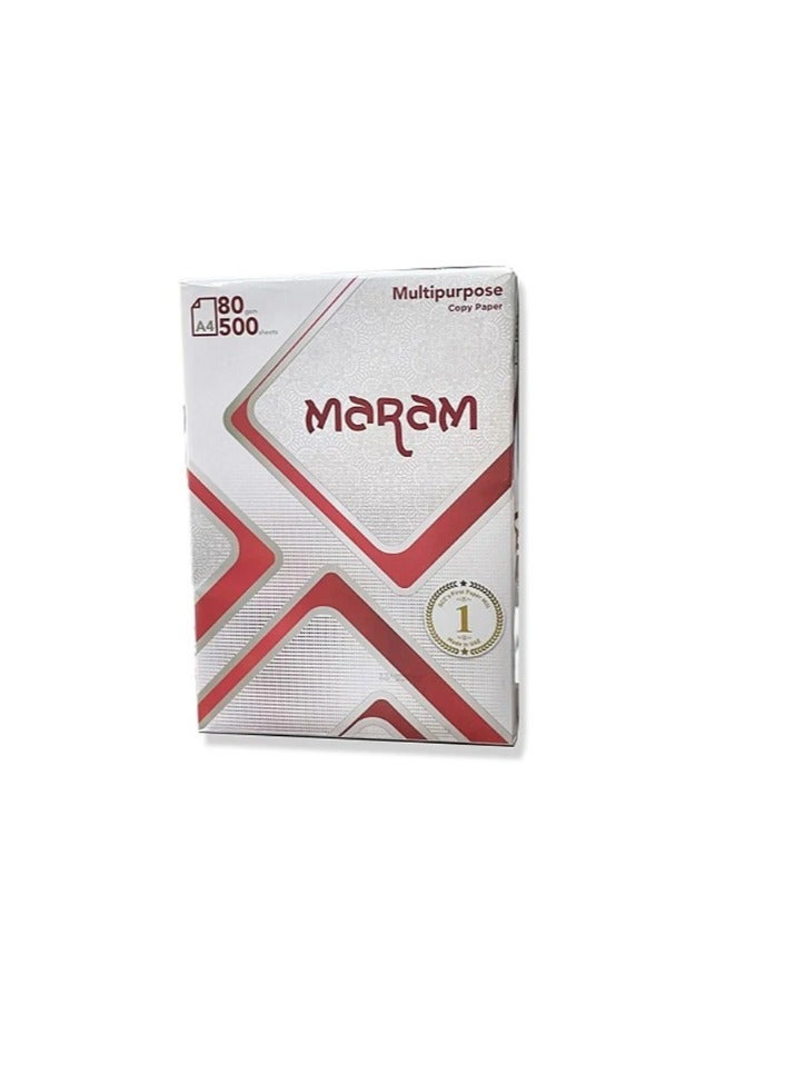 مرام ورق تصور ٨٠ جرام ٥٠٠ ورقة ٥ رزم A4 - Image 3