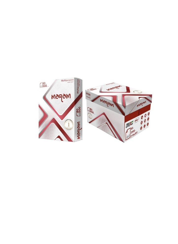 Maram Maram A4 Copy Paper 80 gm 500 Paper 5 Packs  - Image 2