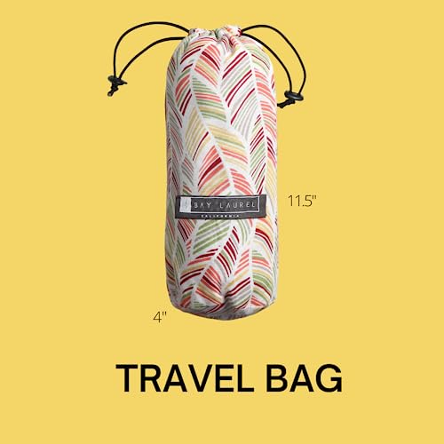 BAY LAUREL Turkish Beach Towel with Travel Bag 39 x 71 Quick Dry Sand Free Lightweight Large Oversized Towels Light - Image 2