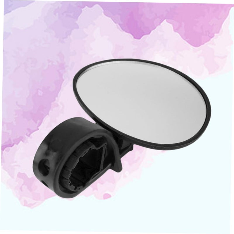 Universal Bike Rear View Mirror Rotating Wide Angle Fits Handlebars - Image 4