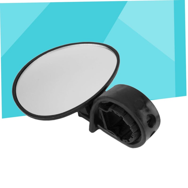 Universal Bike Rear View Mirror Rotating Wide Angle Fits Handlebars - Image 3