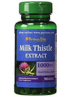 Puritan's Pride Milk Thistle Extract 1000Mg 90Softgels 