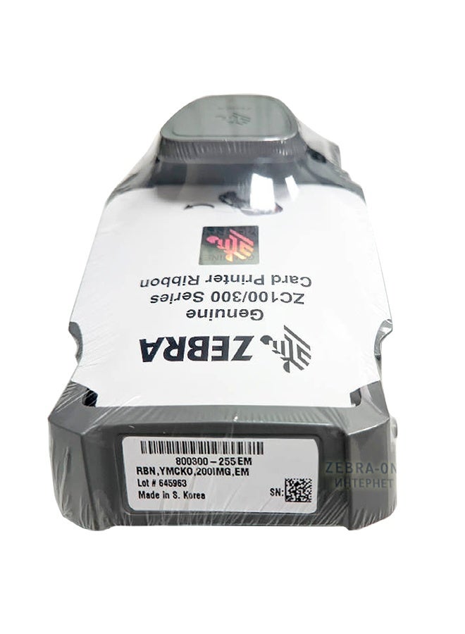 Zebra 800300-255EM YMCKO Colour Ribbon (300 Prints) | 800300-255EM - Image 3