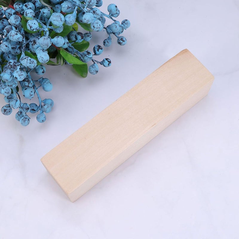 2pcs Unfinished Basswood Carving Blocks for Wood Carving and Crafting Smooth Rectangular Bass Wood Kit for Beginners and DIY Art Projects - Image 4