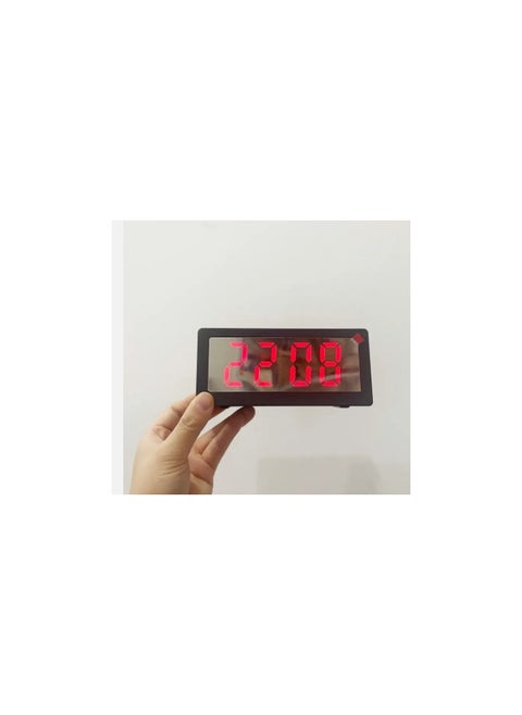 Large digital mirror desk and table wall clocks multi-function
