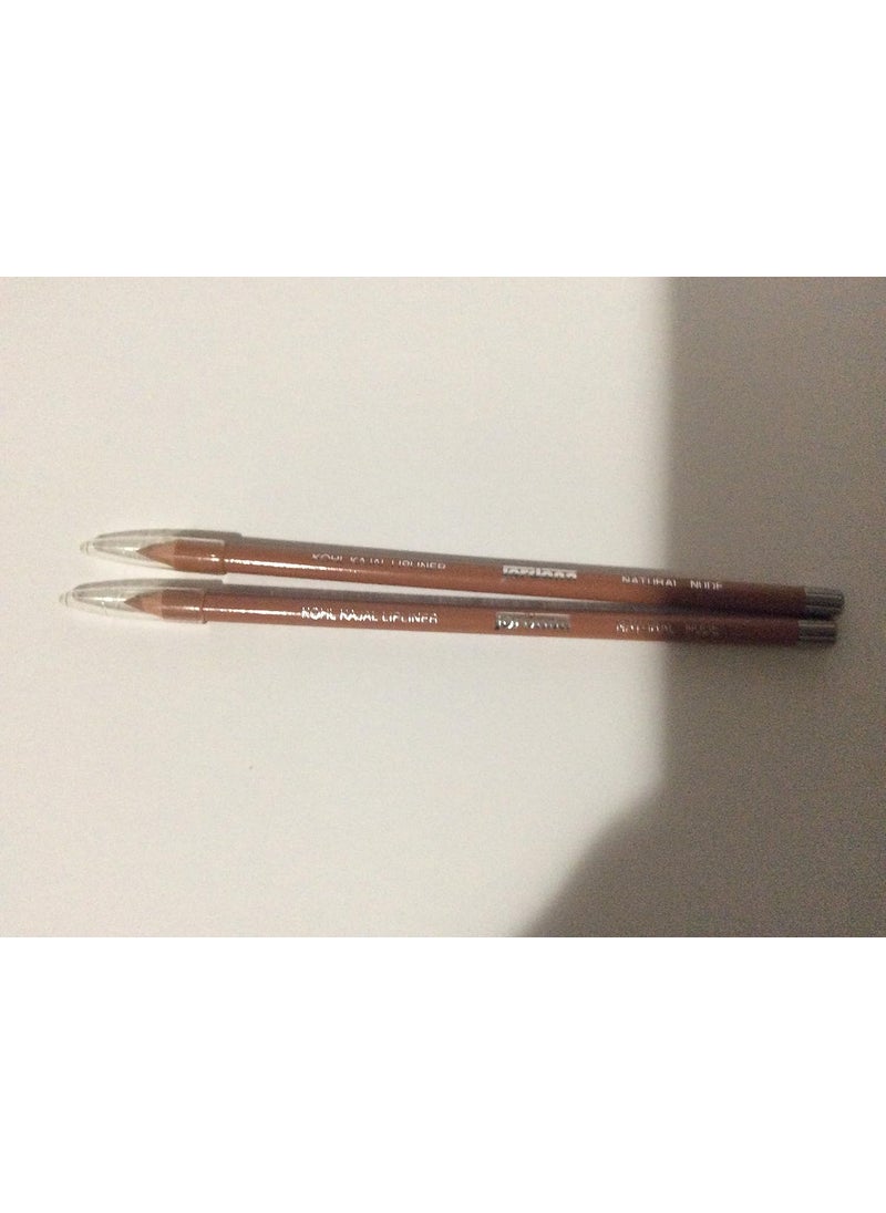 JORDANA Pack of 2 jordana natural nude lip liner pencil lipliner 