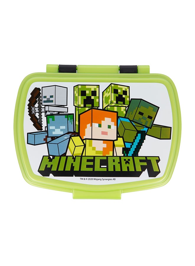 STOR Minecraft Kids Lunch Box Sandwich box with Easy Lock Mechanism - Image 2