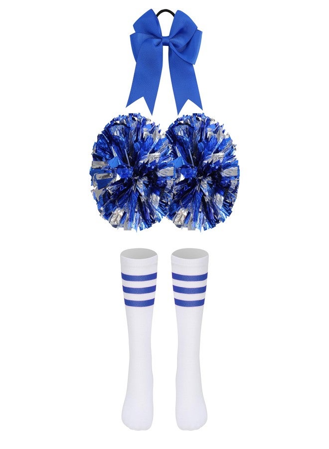TOONRAIN Complete BLUE 5-Piece Cheerleading Kit for Kids - Soft, Breathable, and Comfortable - Image 2
