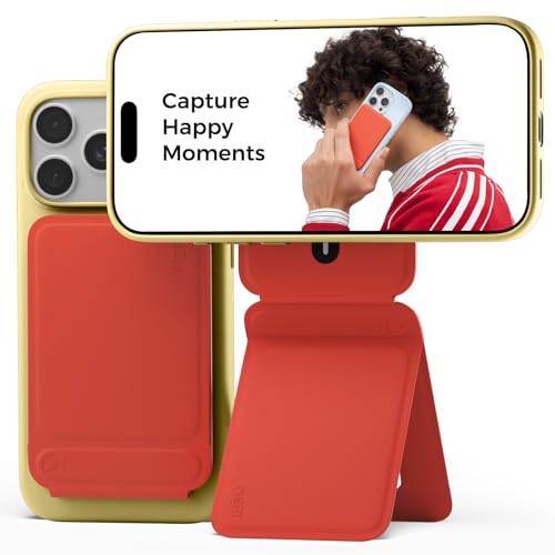 MOFT Phone Tripod Stand Selfie Stick for iPhone MultiAngles iPhone Stand Lightweight Portable Phone Holder Strong Magnets MOVAS Vegan Leather Travel Essentials Sunset Without Card Slot - Image 1