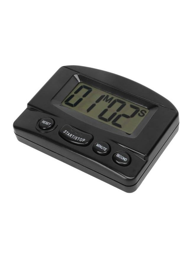 Bukela Kitchen Timer Loud Volume Time Up and Count Down Magnetic Design Multifunctional Digital Clock Timer Black  - Image 2
