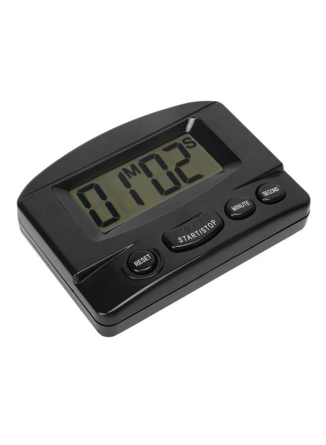 Bukela Kitchen Timer Loud Volume Time Up and Count Down Magnetic Design Multifunctional Digital Clock Timer Black  - Image 5