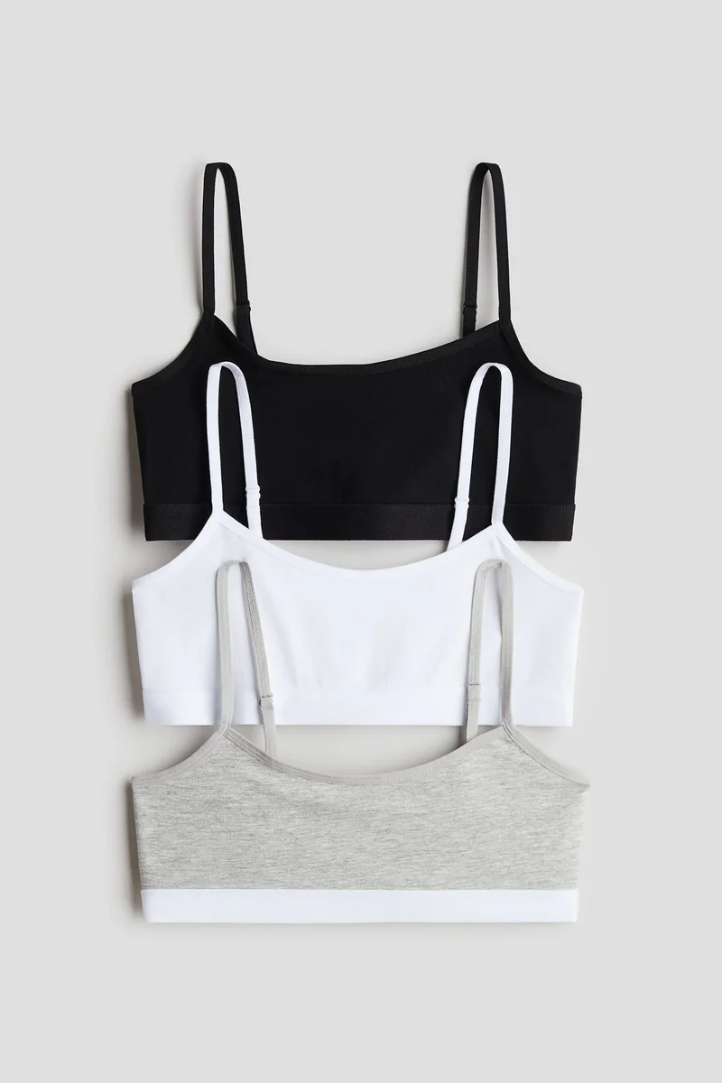 H&M 3-pack jersey tops