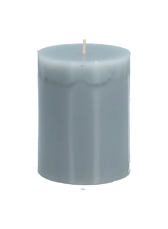 سيليا شمعة عمودية معطرة برائحة نبات مسك الروم المتفتح مساء بلون رمادي مقاس 10 سم من C030200260-N