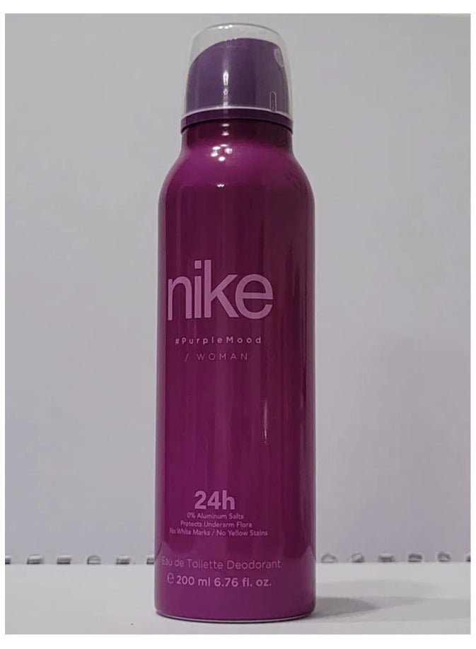 Nike Purple Mood Deo Spray For Woman 200ml