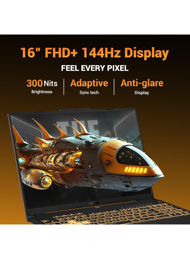 ASUS TUF Gaming A16 (2026) FA607NU Gaming Laptop AMD Ryzen 7 170 Processor 16GB DDR5 RAM 512GB SSD 16" WUXGA 144Hz Display NVIDIA GeForce RTX 4050 6GB GDDR6 RGB Backlit Keyboard English Jasper Grey - Image 5
