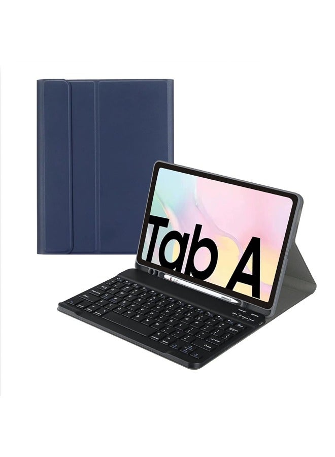 general Arabic and English Keyboard Case for Galaxy Tab A7 10.4'' Lightweight Cover with Detachable Keyboard Bluetooth - Image 1