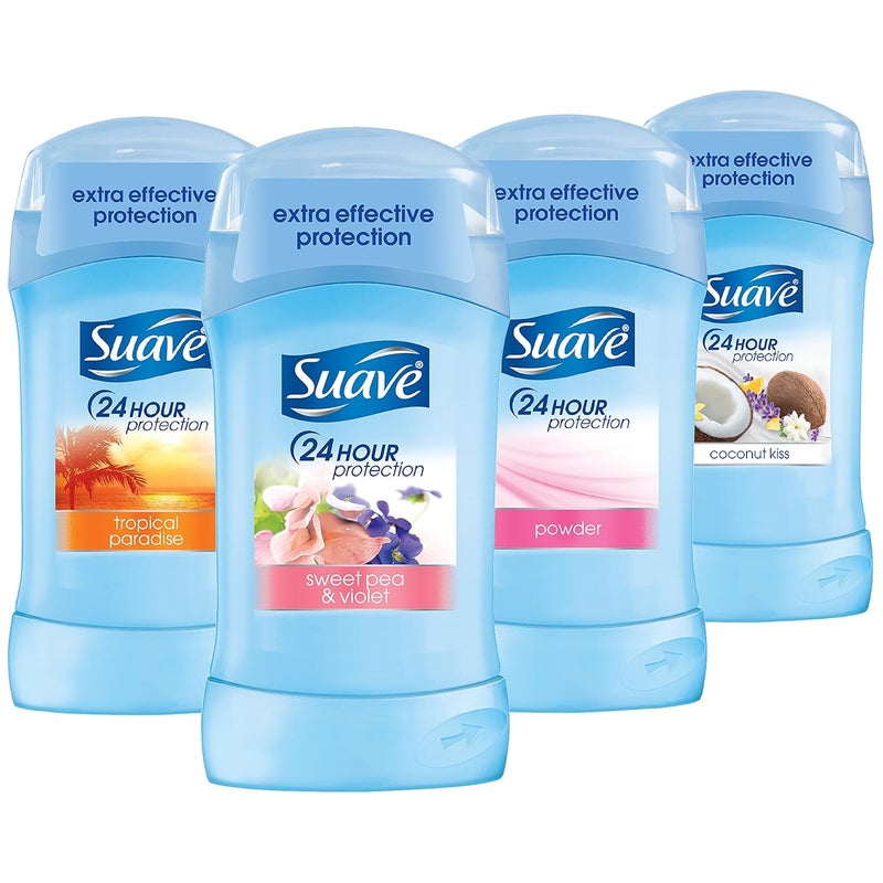 Suave 24 Hour Protection Tropical Paradise Invisible Solid AntiPerspirant Deodarant Stick Unisex 14 Ounce - Image 4