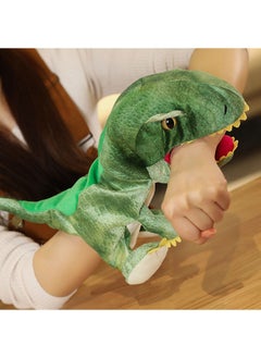 Ant Green Dinosaur Plush Hand Puppet, Dinosaur Plush Animal Hand Puppet Plush Toy for Early Education Role-Playing(30cm)  - Image 5