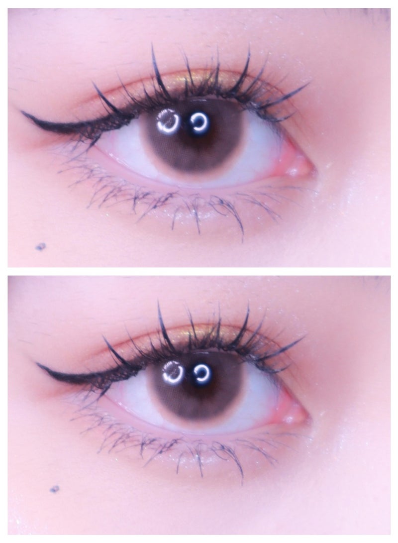 ARUWA Korean Soft Brown 14.20mm annual colored unisex cosmetic contact lenses, no magnification  - Image 1