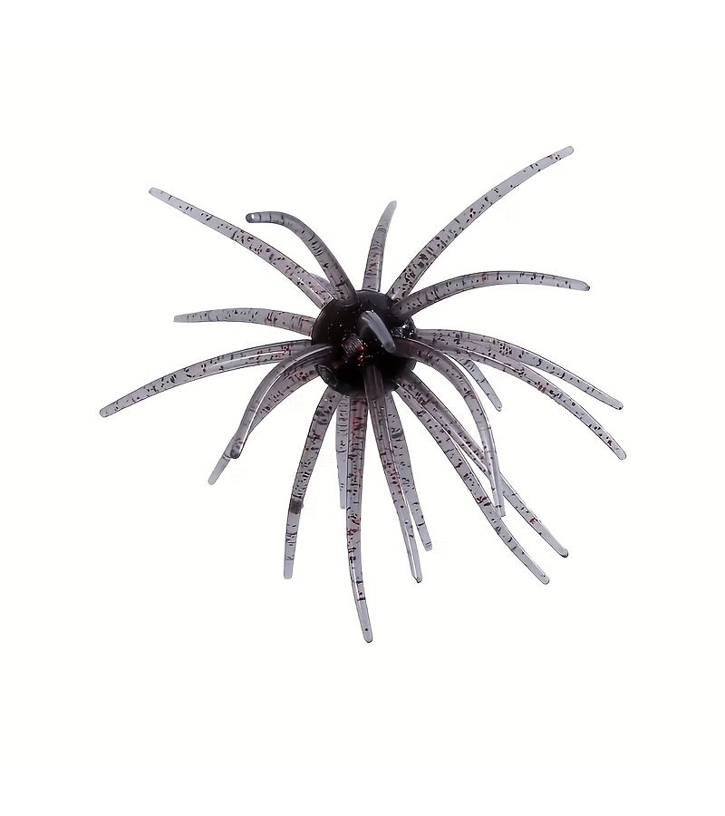 Floating Soft Sea Urchin Lure Durable PVC Bait 5 Dark Green Boxed Fishing Tool - Image 5
