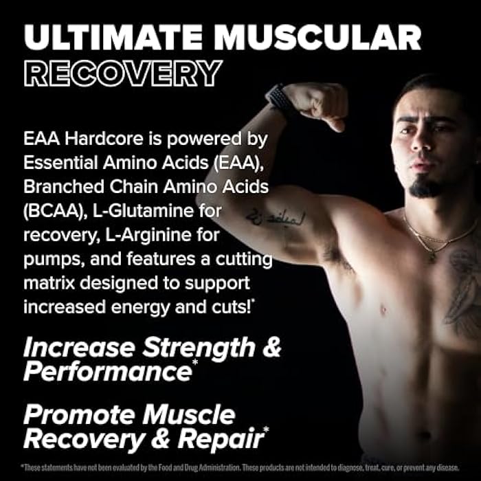 FINAFLEX EAA Hardcore, Lit Lemon-Lime - 14.2 oz - Promotes Performance, Energy & Cuts - with BCAAs, L-Glutamine, L-Arginine, Acetyl-L-Carnitine & Caffeine - 30 Servings - Image 4