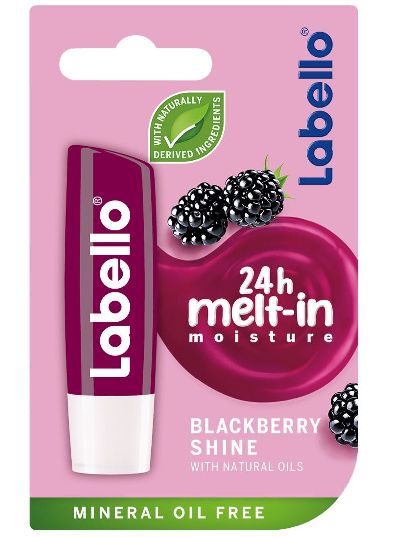 Labello 24 Hours Melt In Lip Care Moisturizer Blackberry Shine 5.5ml - Image 2