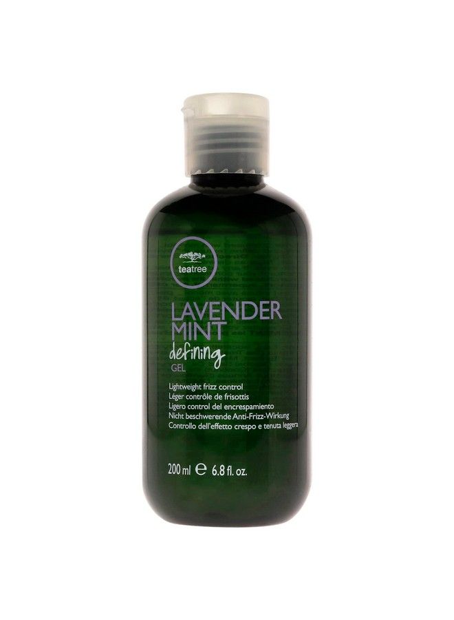 Tea Tree Lavender Mint Defining Gel Lightweight Frizz Control For Coarse Curly + Dry Hair 6.8 Oz. - Image 2