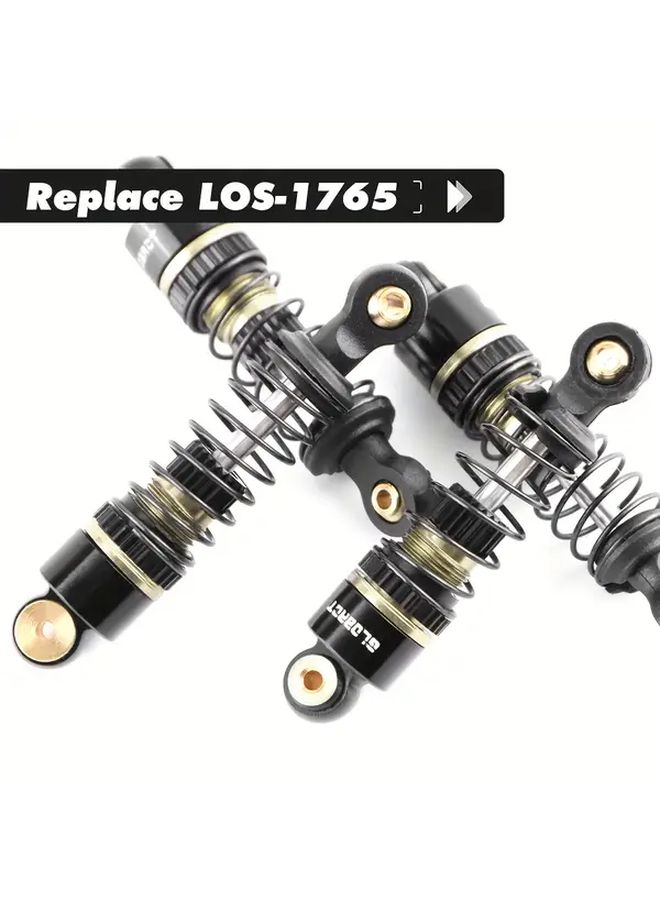 صدمة نفط من الألومنيوم الأسود لسيارة Losi Micro B T RC، بنابض قابل للتعديل - Image 5