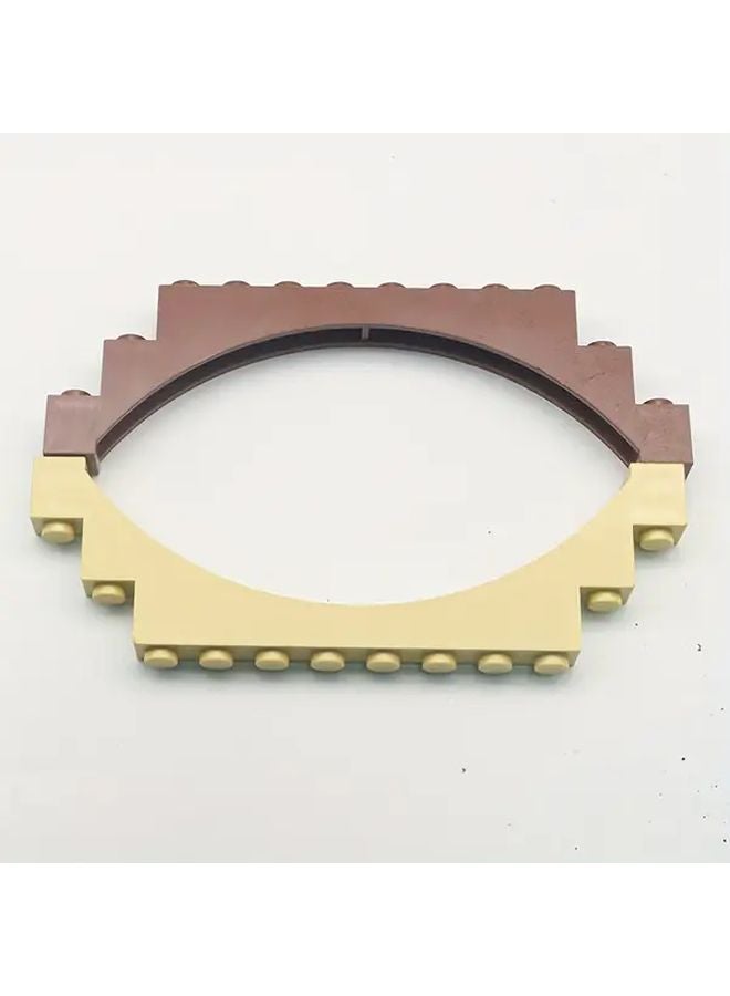 Dark Gray Ladder Bridge Building Blocks Set Architectural House Scenery DIY Toys Gift - Image 5