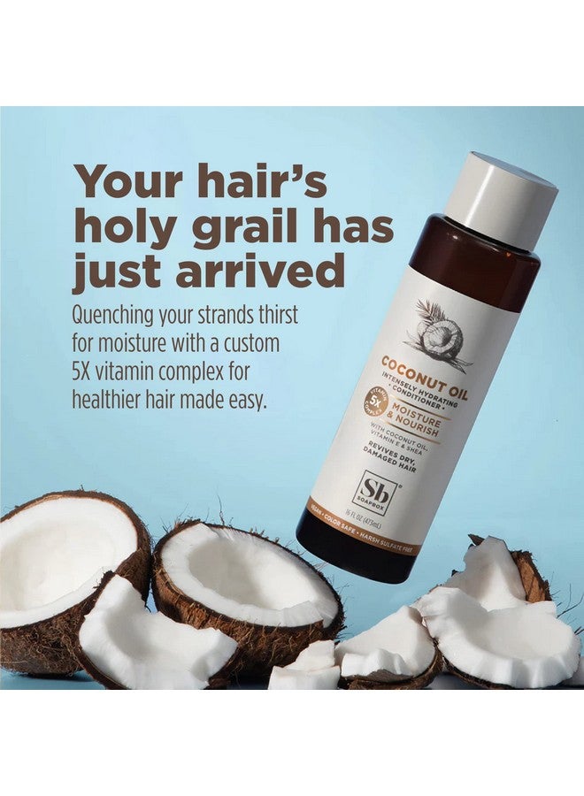 Soapbox Shampoo And Conditioner Set With Coconut Oil Jojoba Oil Aloe And Shea Butter To Moisturize And Nourish For All Hair Types 16 Ounces Each (Pack Of 2) - Image 2