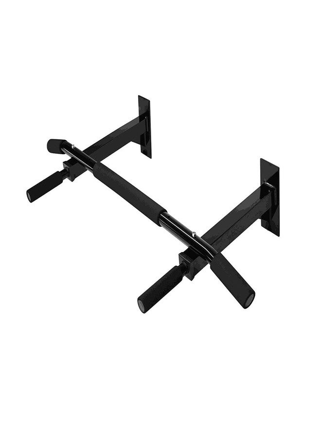 Liffo® Wall Mounted Pull Up Bar/Chin Up Bar (Black) for Home Gym Heavy Duty - Image 1