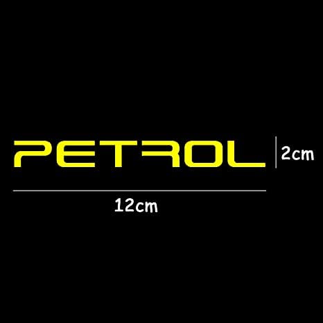 Careflection Petrol Sticker for Car Fuel Tank, Branded self Adhesive Vinyl Sticker(12cm X 2cm) Yellow - Image 2
