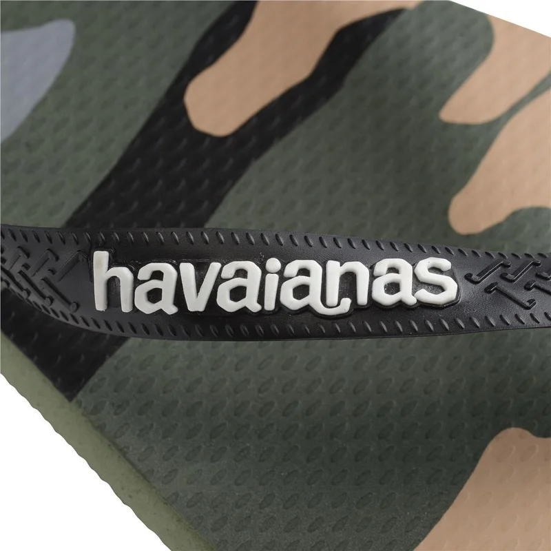 هافاياناس Top Camu Green Oliveblack Dark Green Men's Slippers