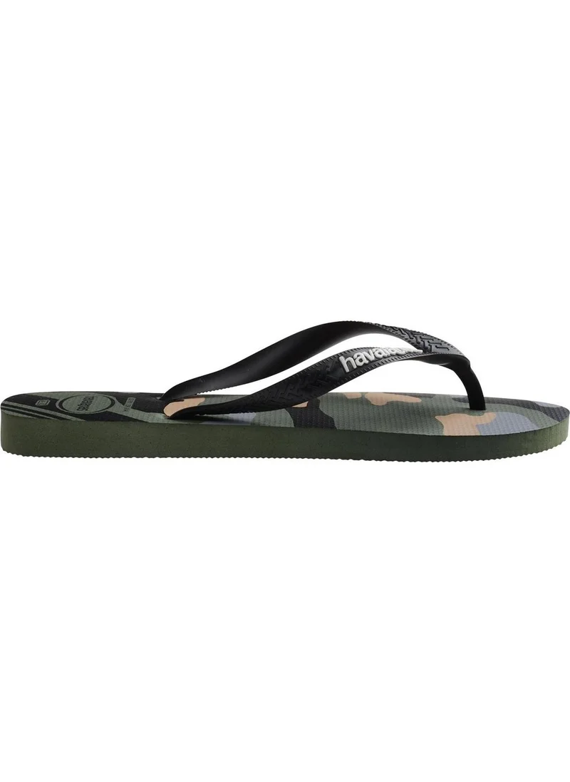 هافاياناس Top Camu Green Oliveblack Dark Green Men's Slippers