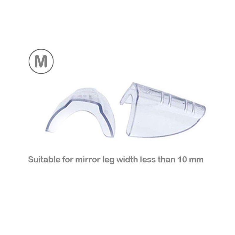 Korty 3/6/10 Pairs Eye Glasses Side Shields, Flexible Slip on Side Shields for Safety Glasses Fits Small to Medium - Image 2