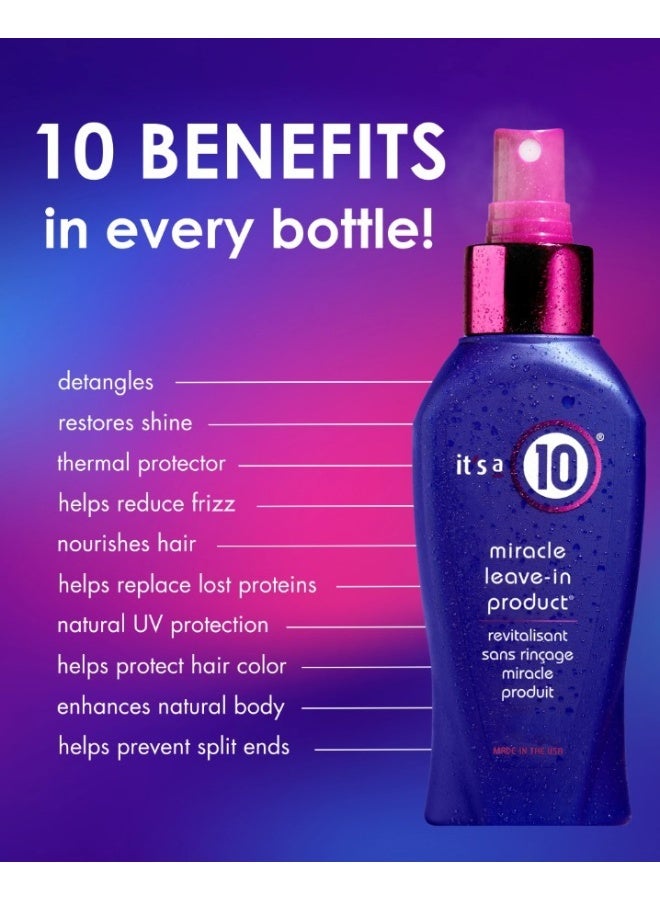 It's a 10 Miracle Leave-In Conditioner 59.1ml – Repair, Smooth & Protect Hair - Image 4