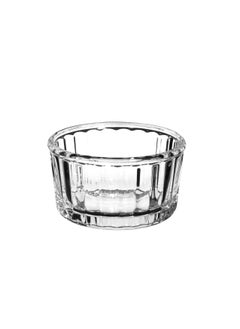 Borcam Borcam Small Round Glass Souffle Baking Bowl, 240 Ml Capacity, 50 Mm Capacity, 100 Mm Diameter - Clear  - Image 1