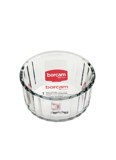 Borcam Borcam Small Round Glass Souffle Baking Bowl, 240 Ml Capacity, 50 Mm Capacity, 100 Mm Diameter - Clear  - Image 2