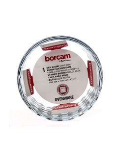 Borcam Borcam Small Round Glass Souffle Baking Bowl, 240 Ml Capacity, 50 Mm Capacity, 100 Mm Diameter - Clear  - Image 4