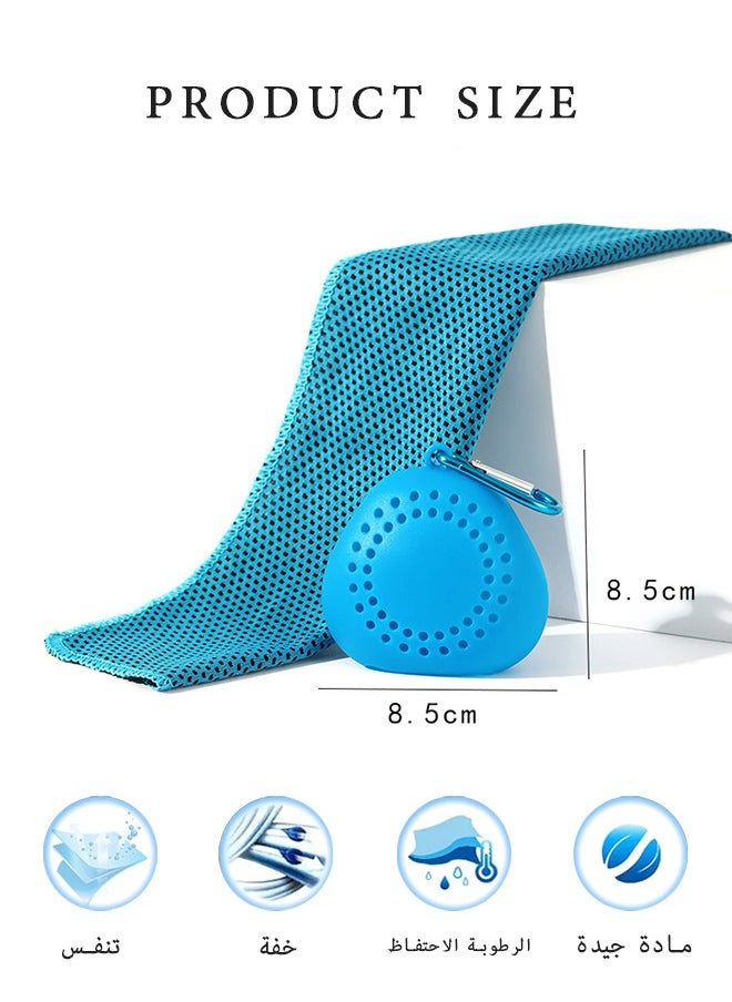 SUNDAREE Microfiber Cooling Sport Towel ,Gym Towels Cooling Towel for Sweat, Quick Dry Workout Towels for Gym Neck and Face During Work, Camping, Yoga, Hot Weather Sport Headscarf  - Image 2