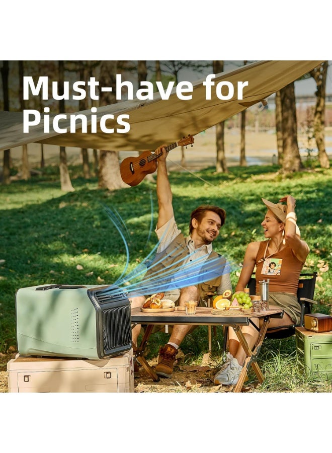 Alpicool Portable Air Conditioners for Camping Outdoor Use, 5100BTU Tent Air Conditioner for Picnics，Mini Air Conditioning for Truck,RV,Van Parking Cooling,AC Suitable for Small Indoor Use(Only AC) - Image 3