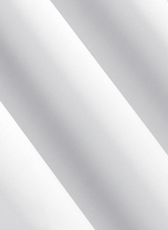 Sun Zero Bergen Theater Grade Extreme 100% Blackout Rod Pocket Curtain Panel, 40" x 63, White - Image 4