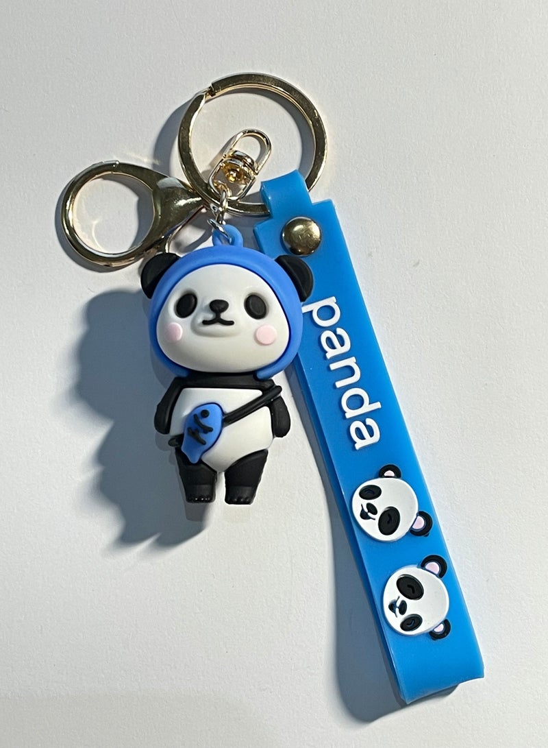 ميدالية مفاتيح كرتونية مميزة اكسسوار لطيف سلسلة مفاتيح أنمي بشخصية دب مع شريط يتناسب مع السيارة والمحفظة والحقيبة هدية ابداعية لطيفة - Image 1